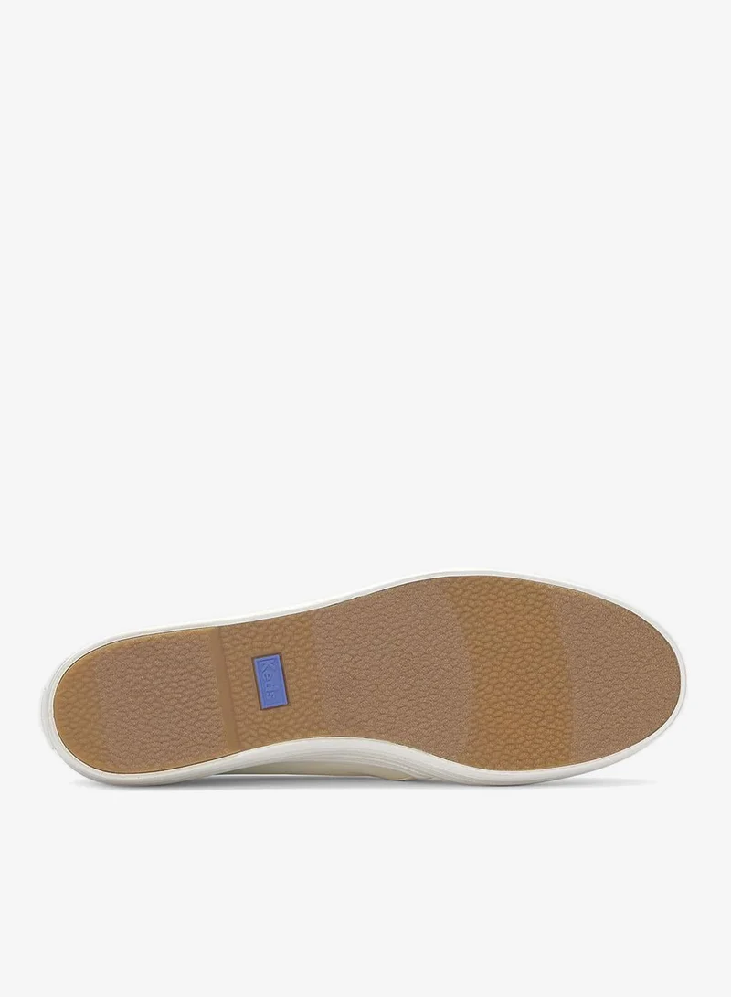 Keds Snow White/Iridescent Keds Women's Triple Decker Slip On Canvas Digi Femme Casual Sneaker White for Women | Best Price UAE